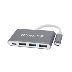 Adaptador Tipo C a USB 3.0 + PD Naceb Technology NA-0112